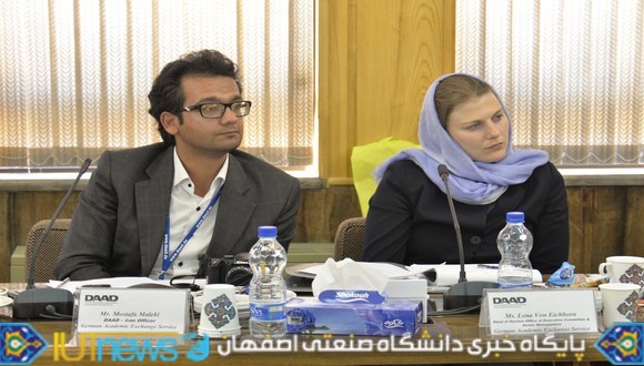 بازدید هیأت عالی رتبه مؤسسه (DAAD) آلمان از دانشگاه صنعتی اصفهان