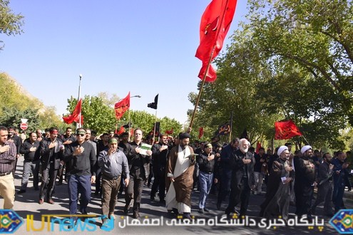 قافله بزرگ سوگواران حسینی دانشگاه صنعتی اصفهان‬