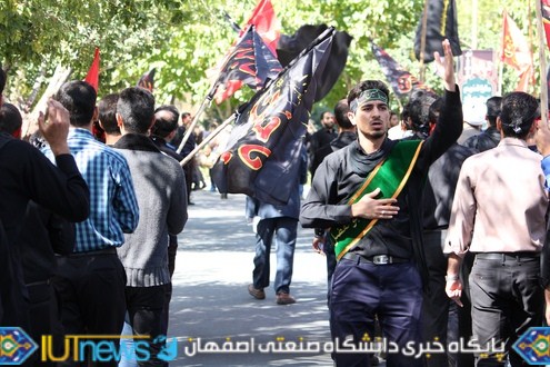 قافله بزرگ سوگواران حسینی دانشگاه صنعتی اصفهان‬