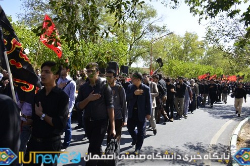 قافله بزرگ سوگواران حسینی دانشگاه صنعتی اصفهان‬